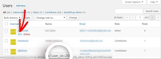 hover to see user ID