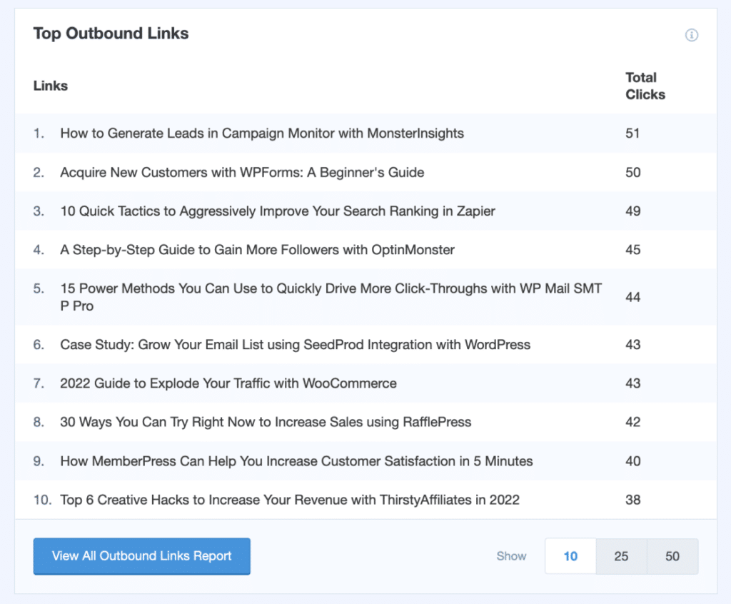 How to Set Up Outbound Link Tracking
