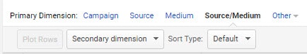 choose primary dimension i