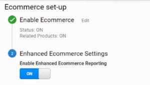 enable enhanced ecommerce