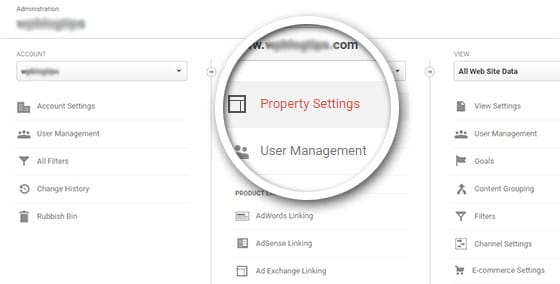 click-property-settings