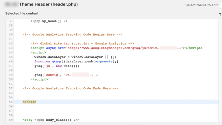 Add Google Analytics to WordPress WITHOUT a Plugin