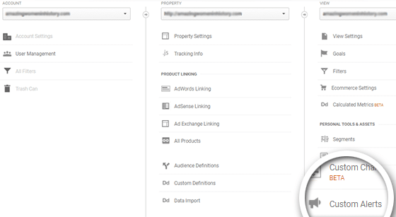 create custom alert