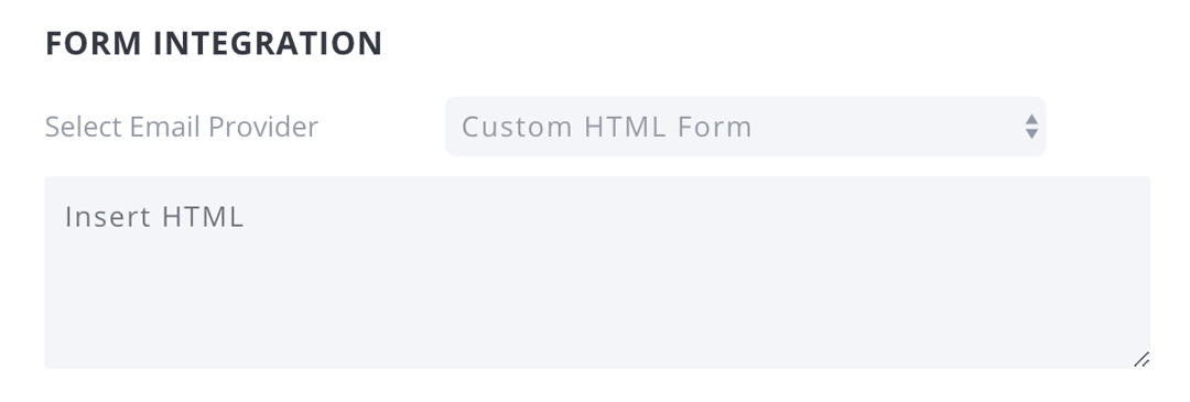 Insert Custom HTML for Bloom Optin Forms