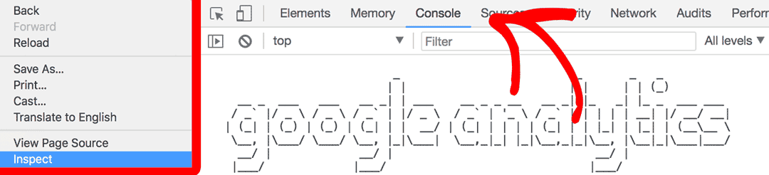 How to Determine if You Have Google Analytics Installed Multiple Times: Inspect -> Console -> Google Analytics Debug