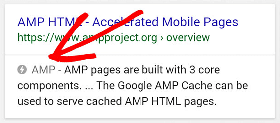 Pages Google AMP
