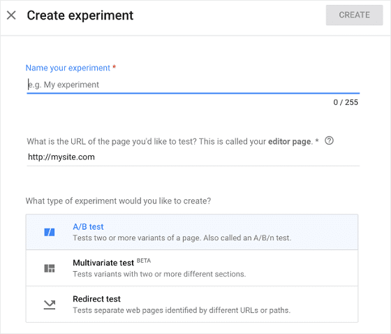 Google Optimize
