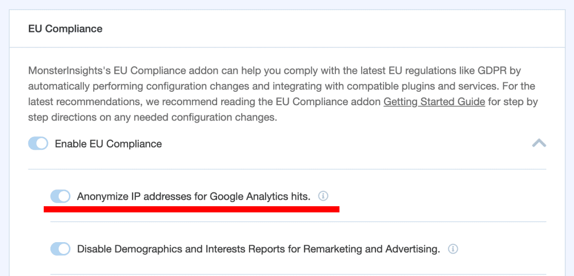 Read own IP address and check anonymization