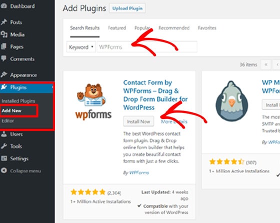 add-wpforms-to-wordpress