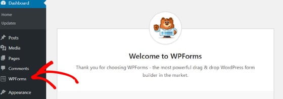 welcome-wpforms-how-to-add-contact-form-in-wordpress