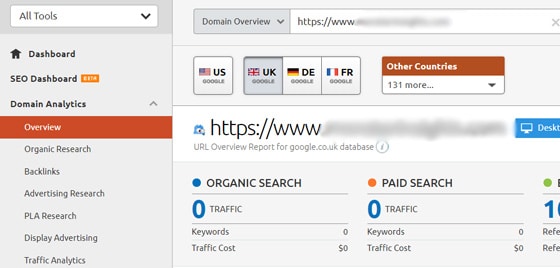 SEMRush-overview-report