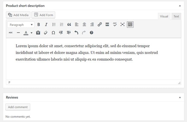 add-product-description-woocommerce
