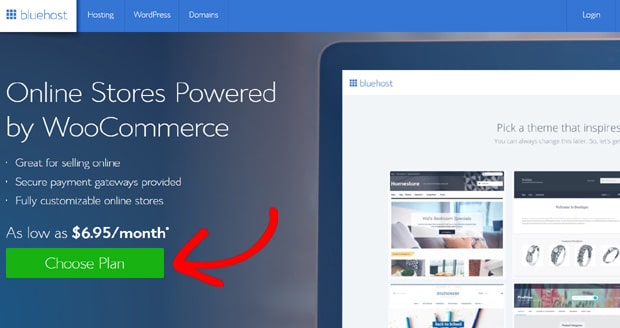 bluehost-for-woocommerce-choose-plan