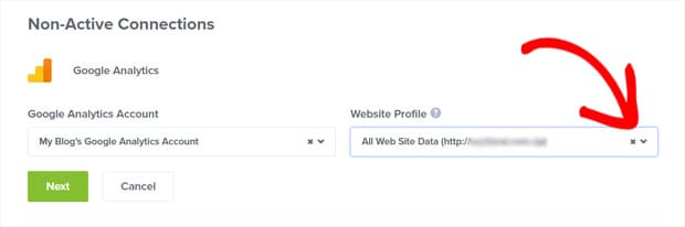 select-analytics-website-profile