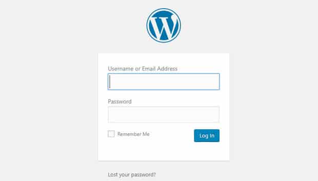 wordpress-login-page 