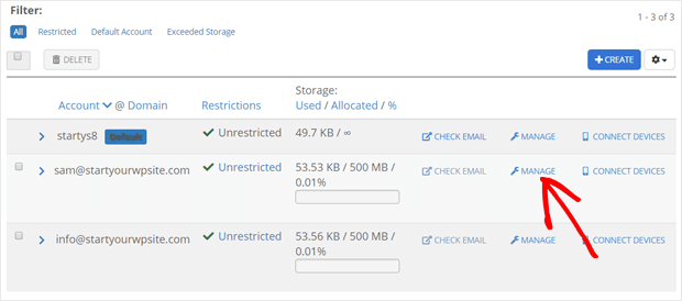 Manage Your Bluehost Email