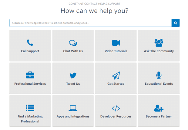 Constant Contact Support best alternative to mailchimp