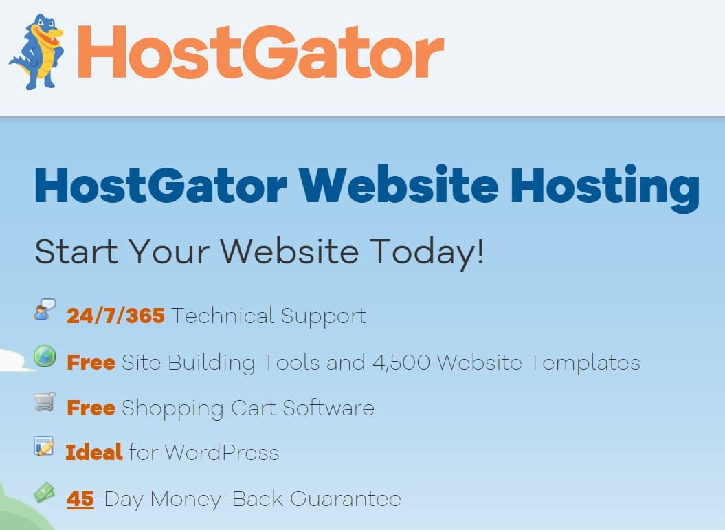 hostgator best wordpress hosting