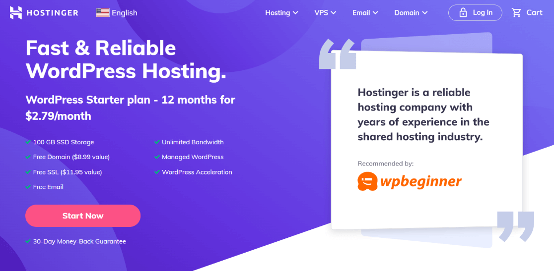 Hostinger - Best WordPress Hosting