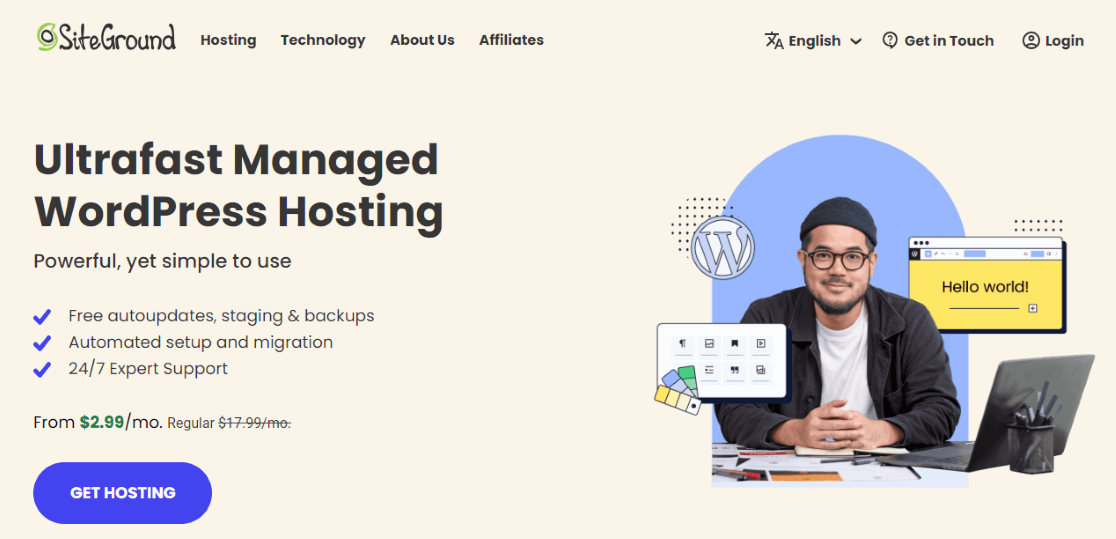 SiteGround - Best WordPress Hosting