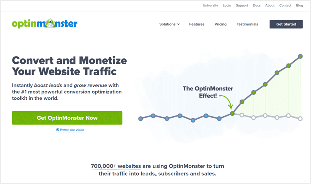 OptinMonster Best Popup et Lead Generation Tool