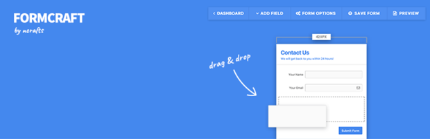 FormCraft Free WordPress Plugin for Building forms