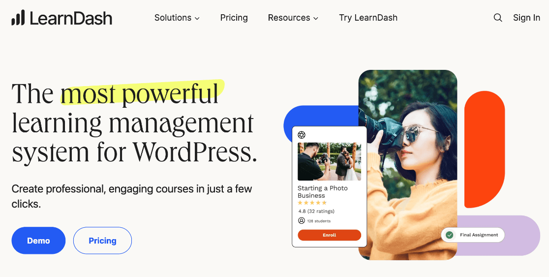 LearnDash - best WordPress LMS plugins