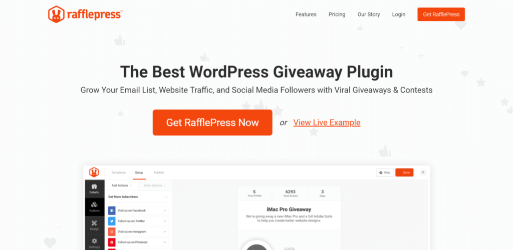 RafflePress WordPress Giveaway Plugin