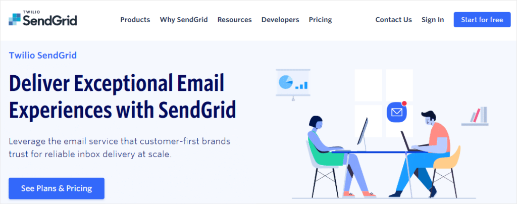 SendGrid Email SMTP Service