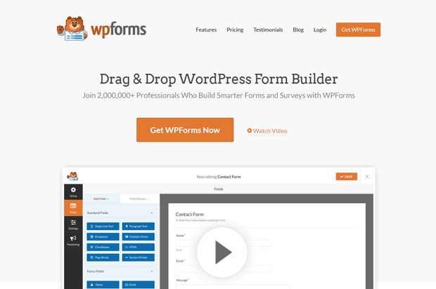 WPForms Best Form Builder Plugin for WordPress