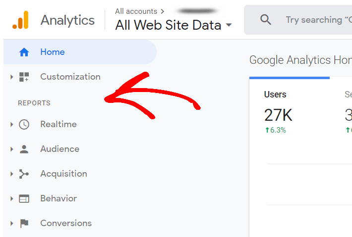 Google analytics homepage reports - چگونه از افزونه ی google analytics چیست؟