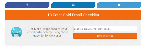 How to grow your email list using after Post Inline Optin Form Example Leadfuzz