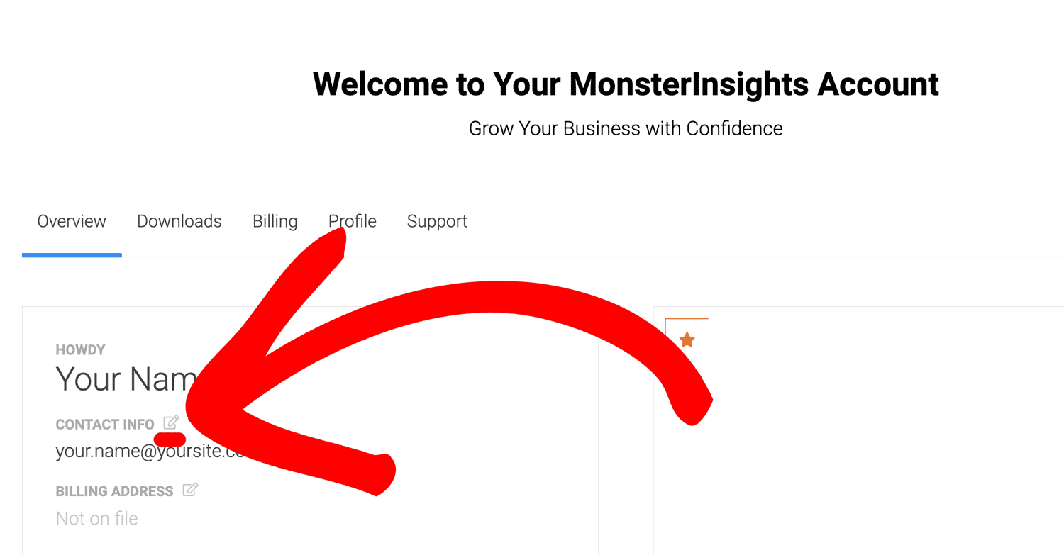 Change Email MonsterInsights Account