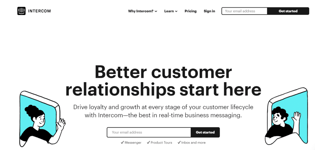 intercom-live-chat-software