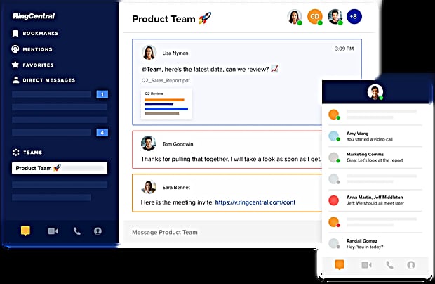 ringcentral top voip backend