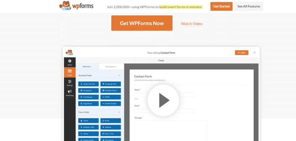 logiciel wpforms-marketing-automation-2019 