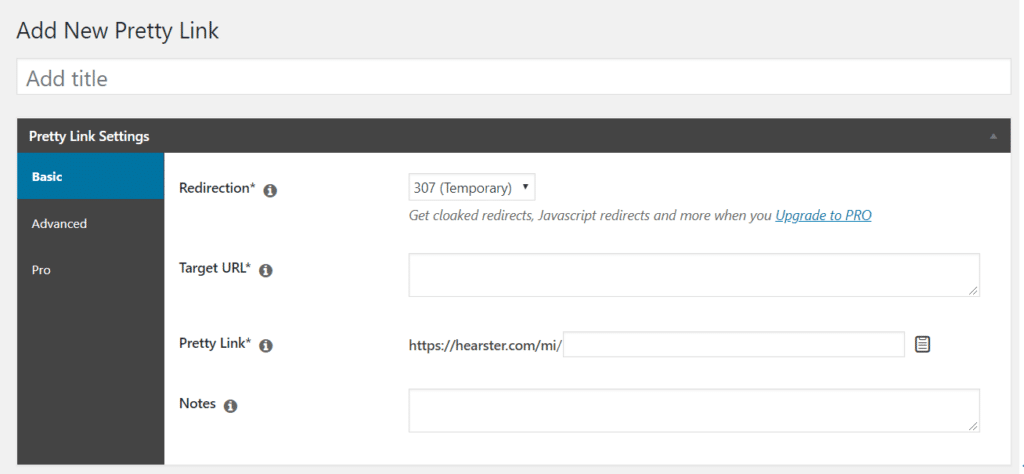 add-link-basic-settings "width =" 620 "height =" 287 "srcset =" https://www.monsterinsights.com/wp-content/uploads/2019/09/add-link-basic-settings-1 -1024x474.png 1024w, https://www.monsterinsights.com/wp-content/uploads/2019/09/add-link-basic-settings-1-300x139.png 300w, https://www.monsterinsights.com /wp-content/uploads/2019/09/add-link-basic-settings-1-768x355.png 768w, https://www.monsterinsights.com/wp-content/uploads/2019/09/add-link- basic-settings-1.png 1308w "tailles =" (largeur maximale: 620 pixels) 100vw, 620 pixels "/></p></noscript></noscript>
<p>L’utilisation du plugin Pretty Links Pro présente un autre avantage: elle masque vos liens d’affiliation longs et laids en quelque chose de plus simple à regarder.</p>
<p>Par exemple, une filiale d'Amazon ressemblerait à ceci:</p>
<p><b>http: //www.amazon. com / dp / ASIN /? tag = your_Associates_ID</b></p>
<p>Mais avec le plugin de lien d'affiliation WordPress, votre lien ressemblerait à ceci:</p>
<p><strong>https://www.example.com/recommends/your-amazon-product </strong></p>
<p>Si vous voulez apprendre à utiliser Pretty Links Pro, vous pouvez consulter notre tutoriel sur <a href=