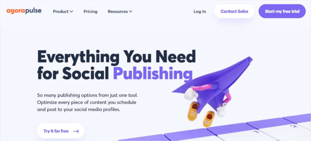 Agorapulse Social Media Giveaway Publishing