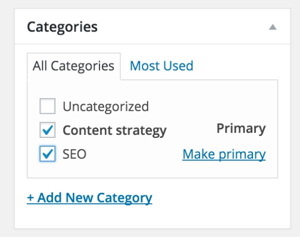 yoast-primary-category "width =" 600 "height =" 473 "srcset =" https://www.monsterinsights.com/wp-content/uploads/2019/10/yoast-primary-category.jpg 600w, https: //www.monsterinsights.com/wp-content/uploads/2019/10/yoast-primary-category-300x237.jpg 300w "tailles =" (largeur maximale: 600px) 100vw, 600px "/></p></noscript></noscript>
<p>Grâce à cette amélioration, nous souhaitons que nos utilisateurs bénéficient d'une meilleure compatibilité Yoast SEO et obtiennent un aperçu de la catégorie de contenu la plus performante. En utilisant ces informations, vous pouvez savoir quelle catégorie doit être optimisée et quelle catégorie promouvoir davantage.</p>
<h3>Suivi amélioré du commerce électronique MonsterInsights</h3>
<p>Tout en travaillant sur Project Delight, nous voulions peaufiner MonsterInsights et ses addons. Ainsi, vous, nos utilisateurs, pouvez prendre des décisions précises et fondées sur des données.</p>
<p>Pour notre <a href=