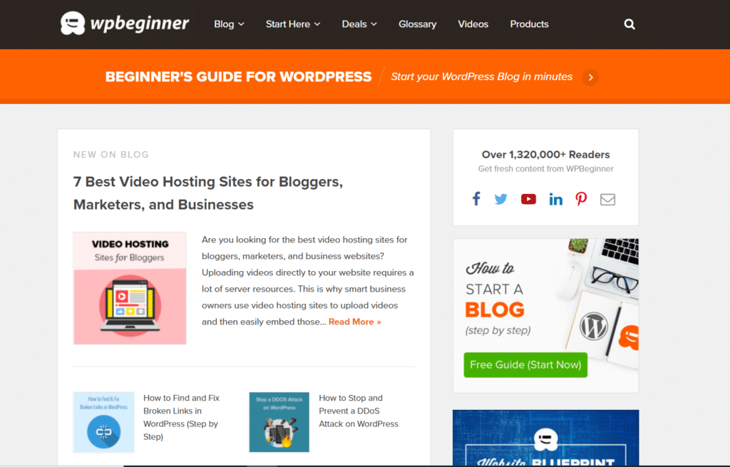 wpbeginner largest free resource site for wordpress