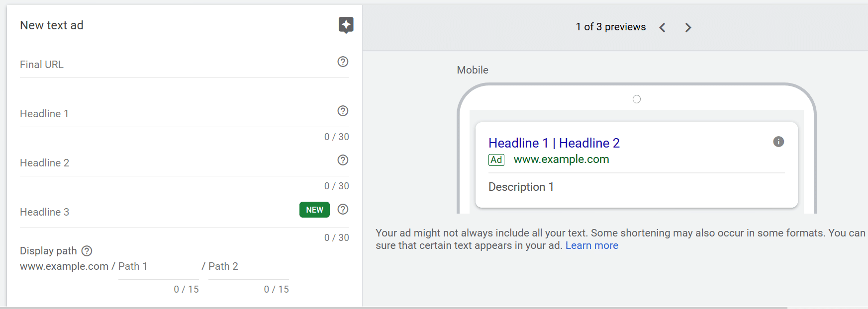 how to add ads in google sites