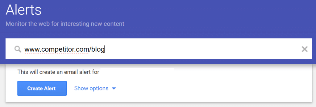 competitor-blog-google-alerts "width =" 620 "height =" 211 "srcset =" https://www.monsterinsights.com/wp-content/uploads/2020/01/competitor-blog-google-alerts-1024x348 .png 1024w, https://www.monsterinsights.com/wp-content/uploads/2020/01/competitor-blog-google-alerts-300x102.png 300w, https://www.monsterinsights.com/wp-content /uploads/2020/01/competitor-blog-google-alerts-768x261.png 768w, https://www.monsterinsights.com/wp-content/uploads/2020/01/competitor-blog-google-alerts-1250x427. png 1250w, https://www.monsterinsights.com/wp-content/uploads/2020/01/competitor-blog-google-alerts.png 1256w "tailles =" (largeur max: 620px) 100vw, 620px "/></p></noscript></noscript>
<p>De cette façon, Google Alertes vous enverra une notification chaque fois qu'il publiera un nouveau contenu. Ensuite, vous pouvez identifier les lacunes de contenu sur votre site Web et créer un meilleur contenu sur le même sujet que vos concurrents.</p>
<h4>5. Arrêtez le vol et le piratage de vos produits</h4>
<p>Si vous vendez de la propriété intellectuelle de tout type en ligne, comme des plugins, des logiciels, des livres électroniques ou des cours, vous devez avoir rencontré le problème du piratage.</p>
<p>Il est très difficile de surveiller Internet pour vérifier si vos produits ont été volés. C'est là que les alertes Google sont utiles.</p>
<p>Vous pouvez configurer des alertes de vos marques, vous pouvez facilement retrouver les sites Web et les individus qui pourraient avoir piraté votre propriété, puis vous pouvez prendre des mesures contre eux.</p>
<h3>Mots finaux</h3>
<p>Les alertes Google sont excellentes pour surveiller votre site Web, vos mots clés et vos concurrents. Si vous lancez un nouveau site Web, l'outil gratuit peut vous fournir des tonnes d'informations utiles.</p>
<p>Et avec cela, vous avez atteint la fin du guide.</p>
<p>Nous espérons que vous avez aimé notre article sur la configuration des alertes Google en 2 minutes ou moins. Si vous le souhaitez, vous pouvez également consulter notre guide sur <a href=