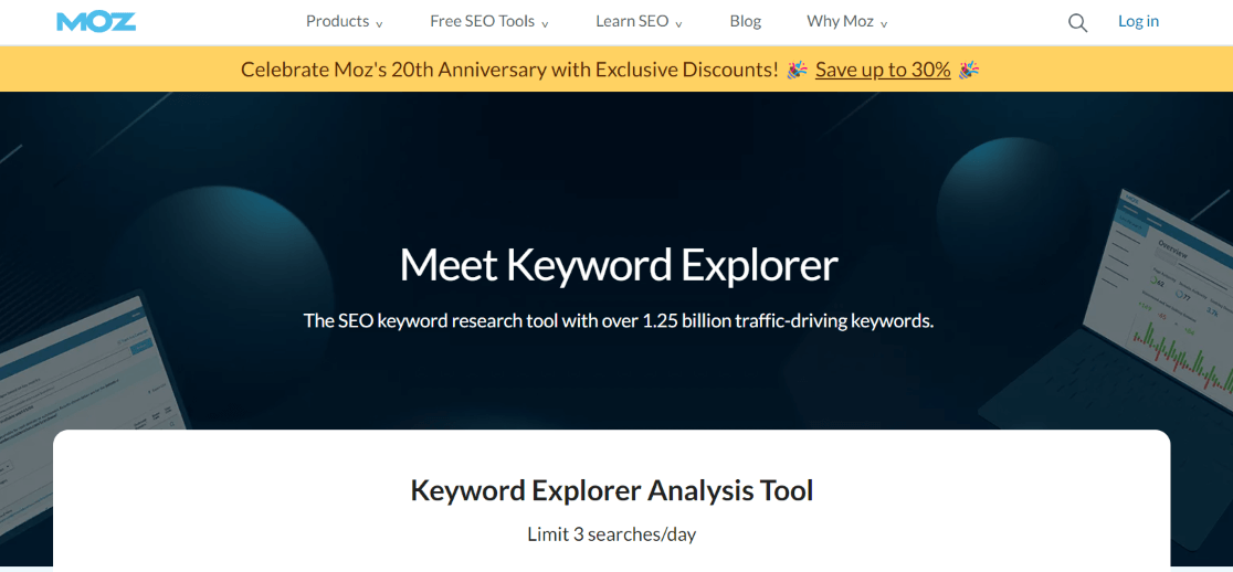 Moz Keyword Explorer