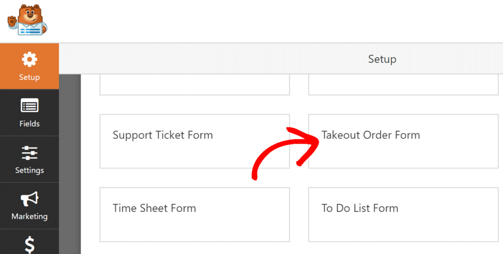 create-takeout-order-form 