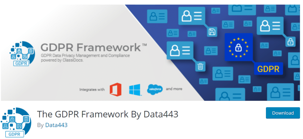 gdpr framework wordpress plugin