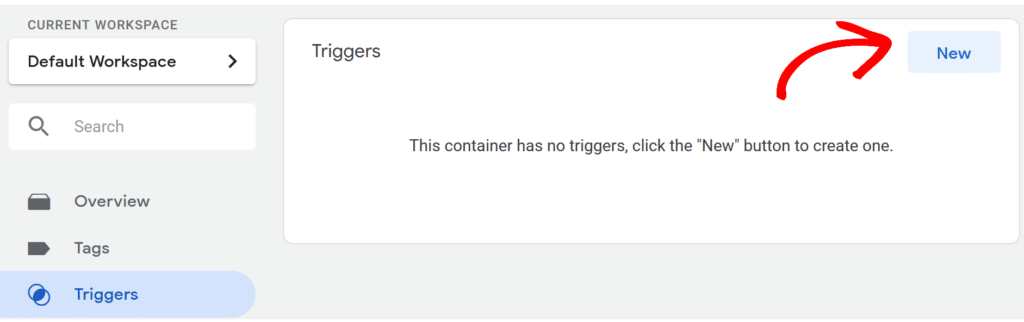 gtm triggers new