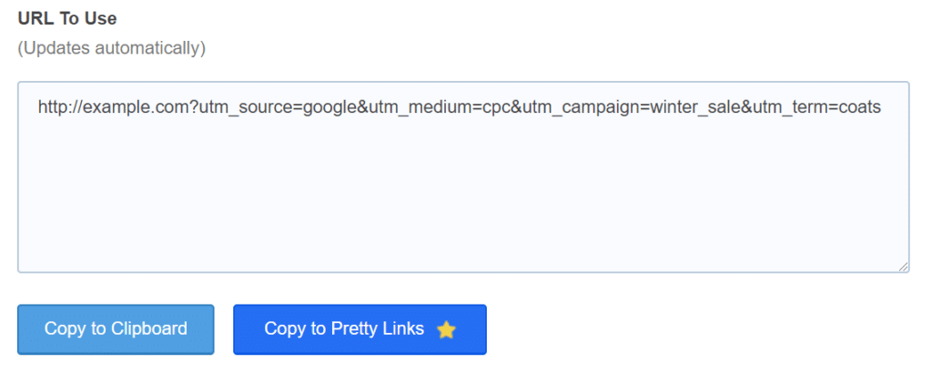 pretty links integration