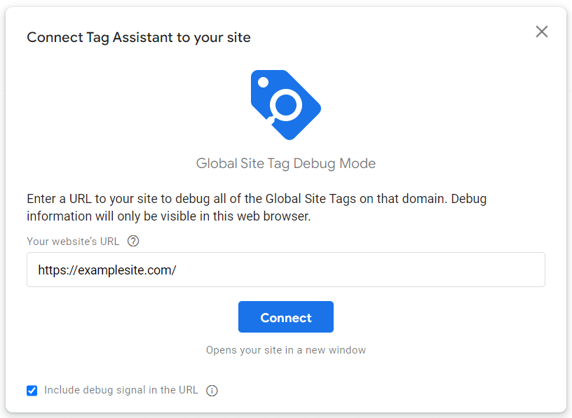 Tag Assistant Domain