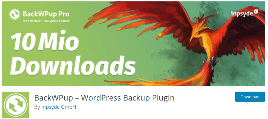 backwpup best wordpress backup plugin