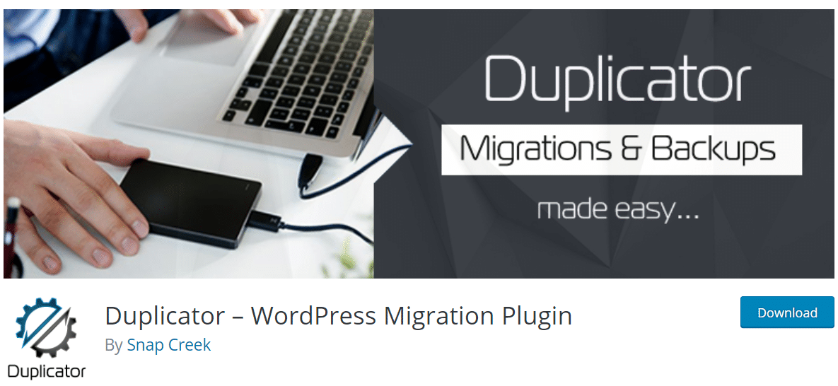 duplicator wordpress backup plugins